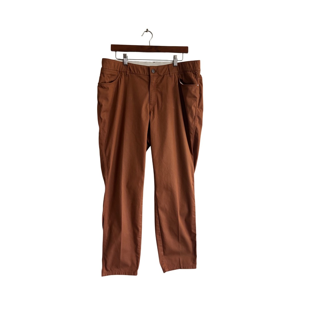 Lafayette 148 New York Merci Pull On Pants‎ Comfort Stretch Brown Trousers